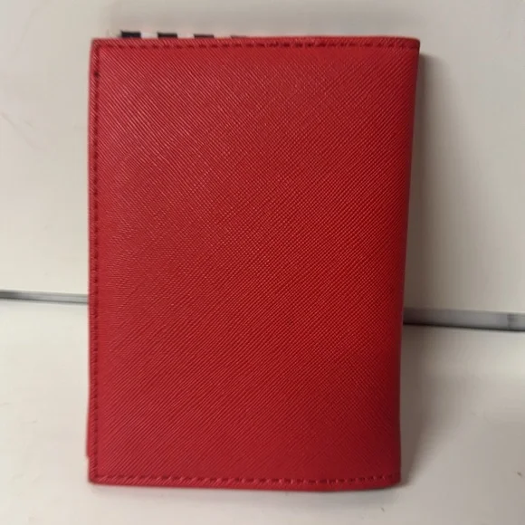 MARC TETRO PASSPORT HOLDER WALLET RED DOG - Picture 2 of 5